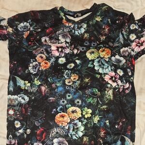 Floral Print Short Sleeve Tee